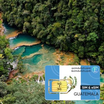 Sim Du Lịch Guatemala 15 Ngày Tốc Độ Cao